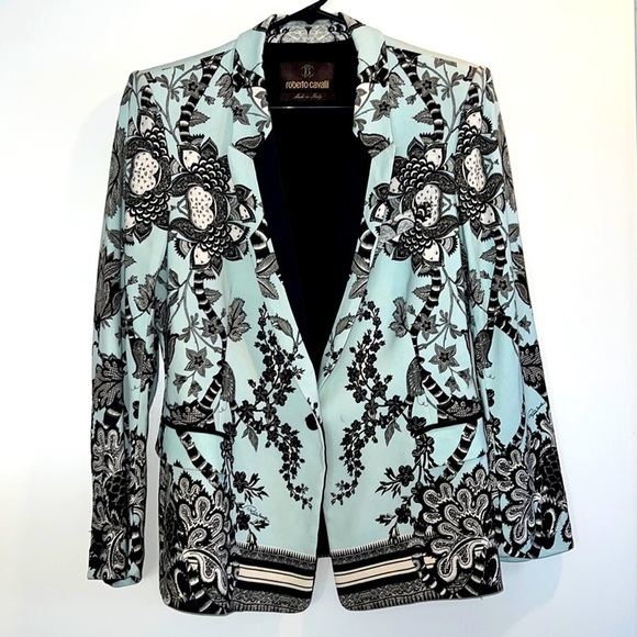 Vintage Cavalli Roberto Cavalli Silk Blazer EU 46​
